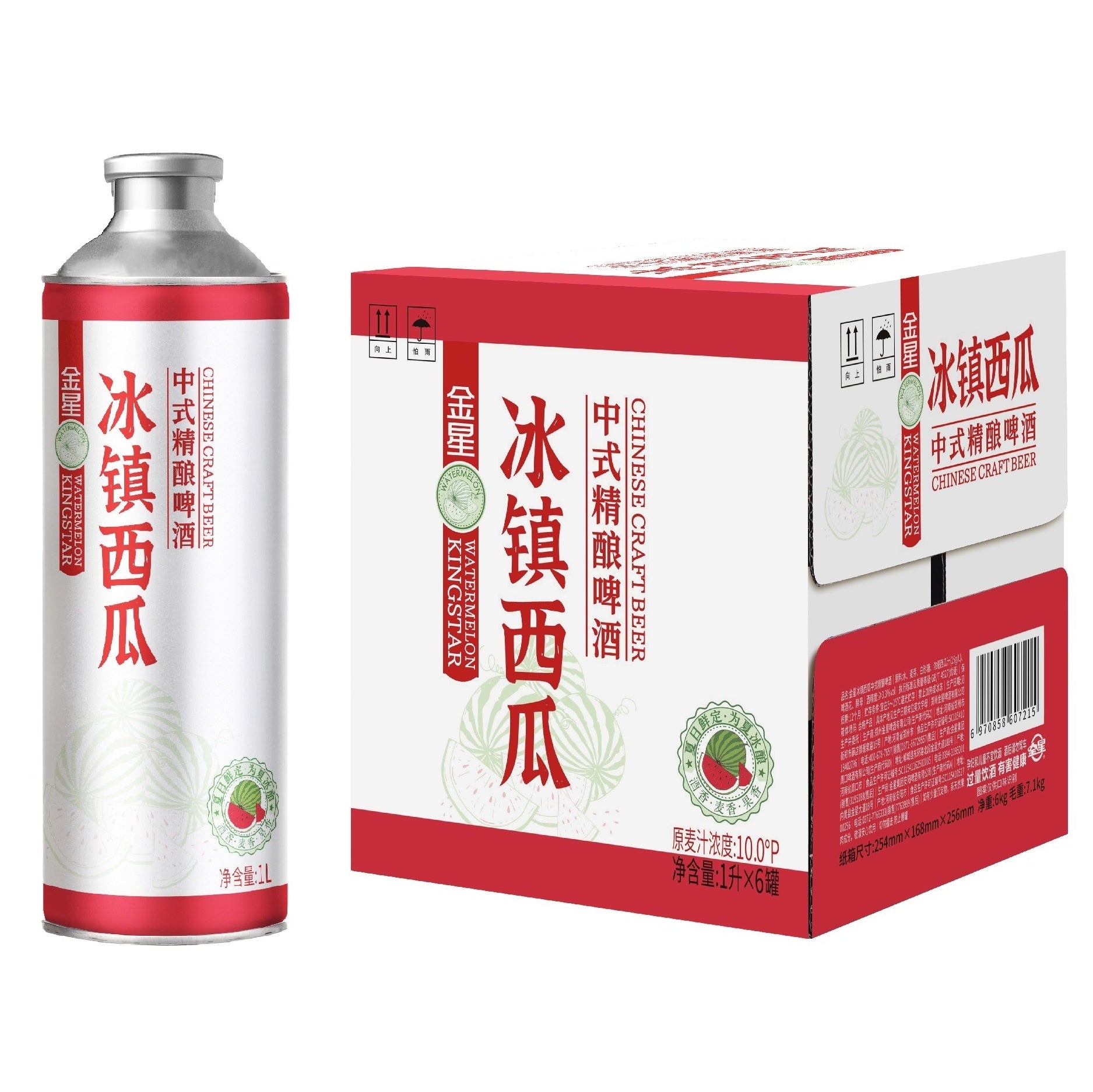 金星西瓜精酿啤酒Kingstar Watermelon Craft Beer킹스타 수박 수제 맥주